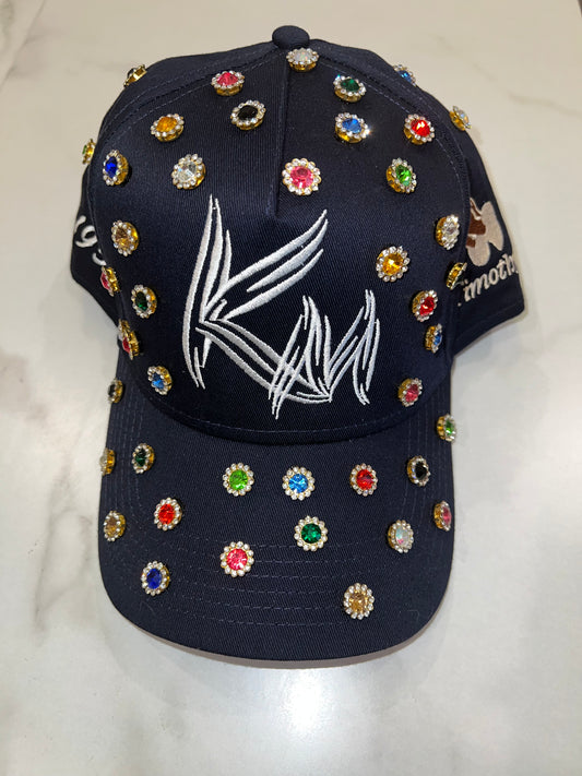 Jeweled 5 Panel Mid Profile Baseball Cap